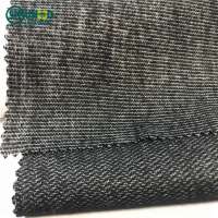 high quality warp knitted weft insert napping interlining brushed tricot fabric